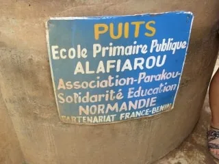Un puits pour l'école d'Alafiarou